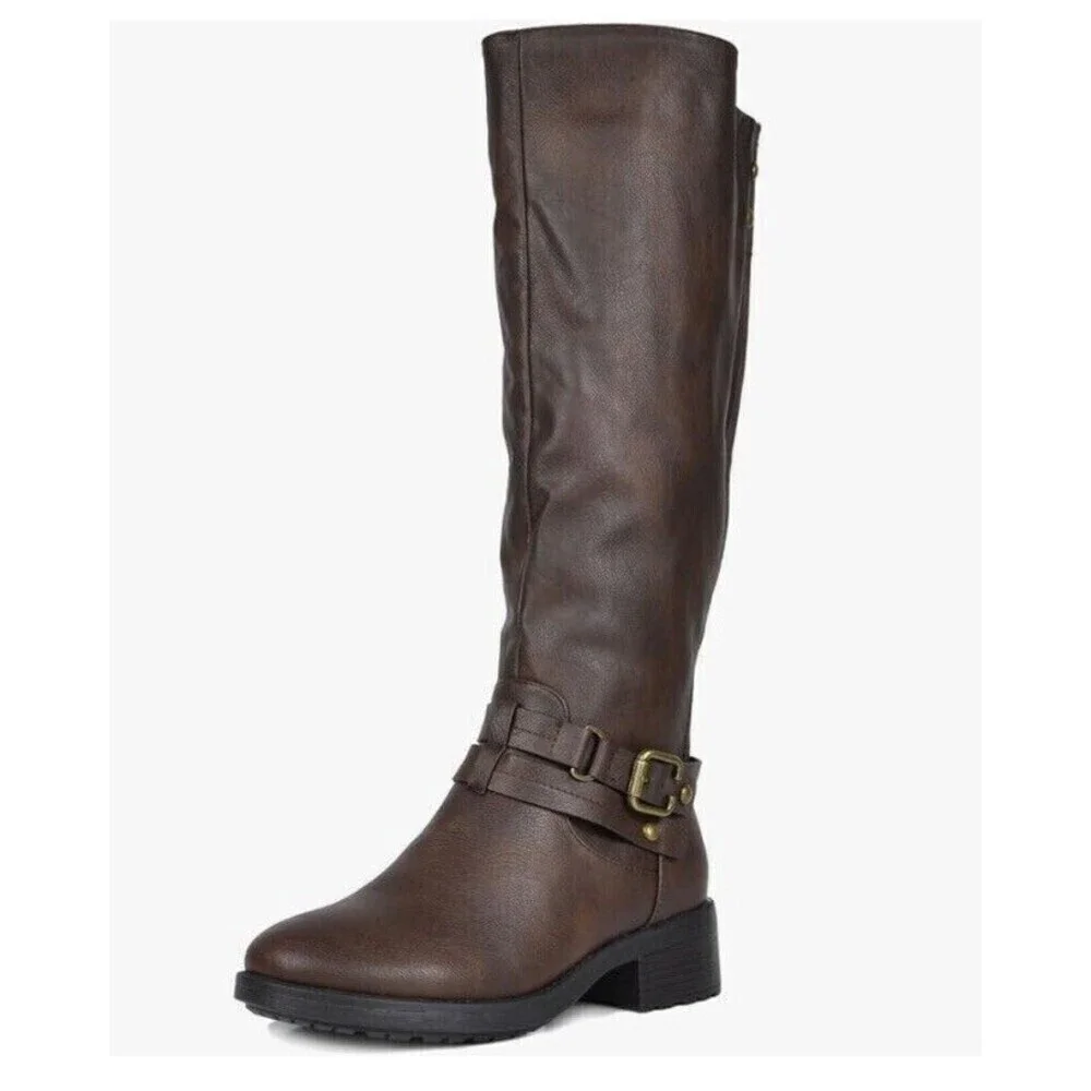 DREAM PAIRS Women's Knee High Winter Boots Fux Fur Lined Size 7.5